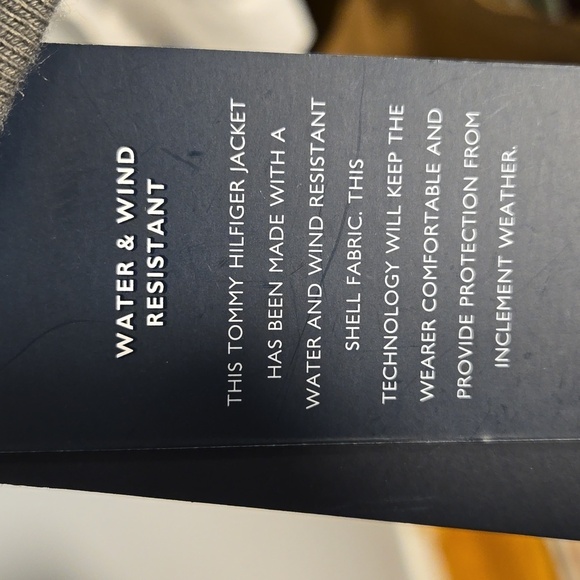 Tommy Hilfiger Men's Gray Water and Wind Resistant Quilted Zip Hood Jacket Sz S - Picture 9 of 16